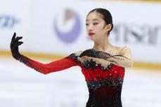 フィギュア岡田、高橋首位　全国中学校スケート第2日