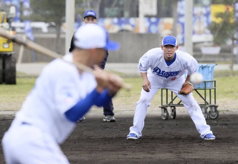 中日の中田、合流初日で存在感　体重落とし腰痛改善