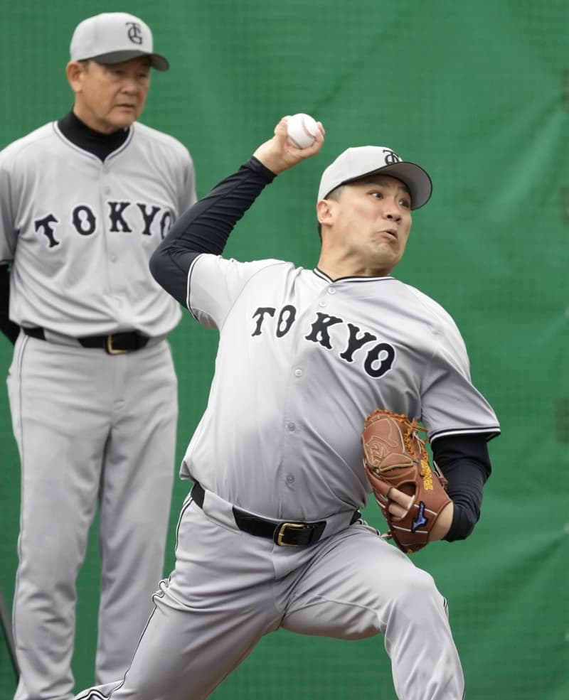 巨人・田中将が投球フォーム修正　2度目のブルペン「いい方向」