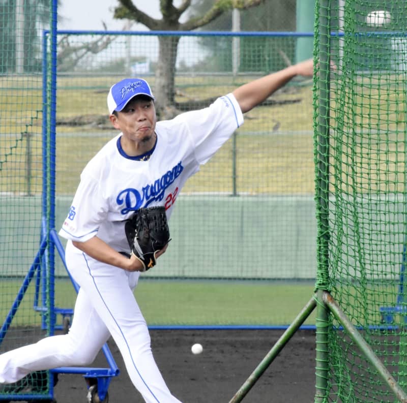 中日の大野、ハイペースで調整　復活期すベテラン