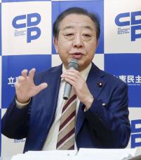 立民代表、日程闘争を否定　参考人、予算審議と無関係