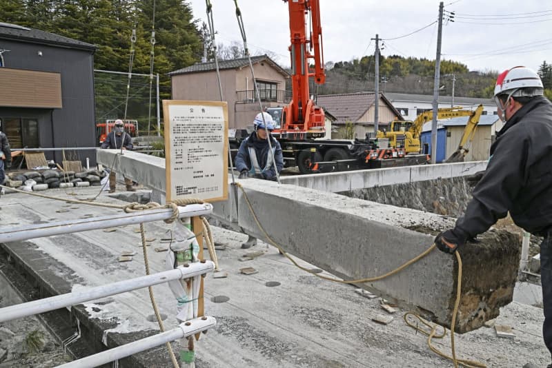 福島県、「勝手橋」撤去に着手　台風で浸水被害拡大の一因