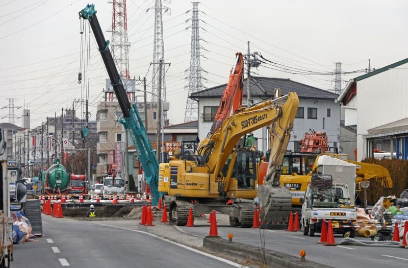 八潮の陥没、復旧予算40億円　下水利用の自粛解除、住民安堵