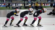 女子500メートルで吉田がV　スピードW杯第4戦