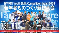 「第19回若年者ものづくり競技大会」（群馬県・栃木県）を7月30、31日、8月1日に開催！