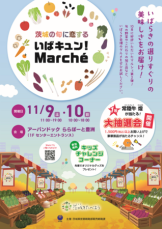 茨城の旬に恋する「いばキュン！マルシェ」 ららぽーと豊洲で１１/９(土）・１0日（日）開催