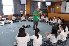 災害時「自助、共助、公助」に「近助」も必要　京都の高校で防災士が出前授業