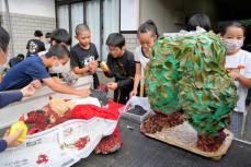 京都の奇祭、4年ぶりに再開　14.15日、黒豆やくり使った「つくりもん」展示