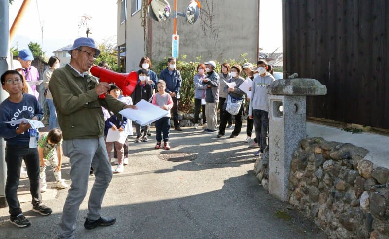 郷土の歴史、歩いて特徴学ぶ　京都・亀岡で催し「勝林島ふるさと学」
