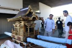 京都で愛された神輿がカンボジアへ　「寂しさあるけど」現地の子どもたちが熱望
