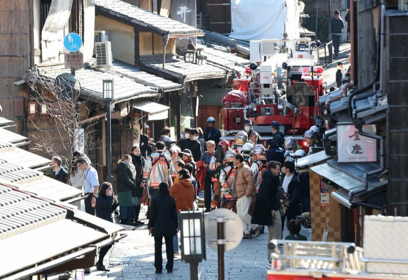 京都・清水寺近くの二年坂で火災　住民が消火栓で消火、消防「初期消火の手本」絶賛