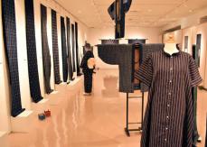 優しい風合い「相楽木綿」魅力知って　京都・精華で作品展、きょうまで