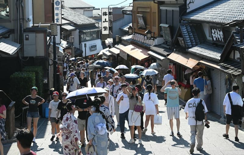 京都市、あす8月1日から3日連続39度予想　熱中症警戒アラート、史上最高気温の可能性も