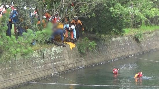 鹿児島市与次郎の川にうつ伏せで浮く男性 その場で死亡確認 警察が死因や身元の確認急ぐ