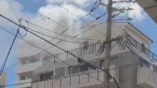 鹿児島市高麗町 マンションの一室を焼く火事 男性(78)死亡 妻と息子も搬送され軽傷