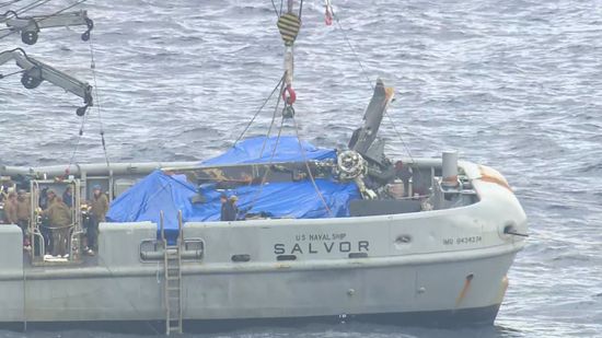 屋久島沖に墜落したオスプレイ　原因は“ギア故障と人的ミス”九州防衛局が鹿児島県に説明