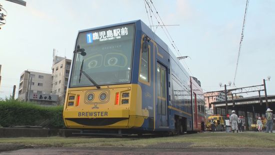 鹿児島駅前電停で市電脱線　一部ホーム使えず5日以降ダイヤ乱れの恐れ