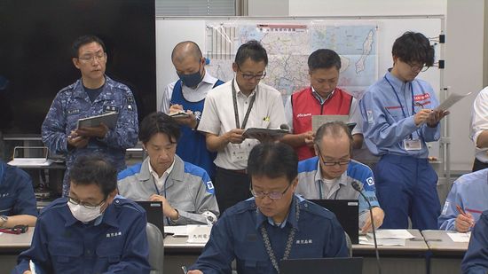 台風10号　鹿児島県が２回目の災害対策本部会議 知事｢迅速な把握と対策に全力｣