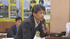 桜島学校　開校時期見通せず　住民らに経緯を説明