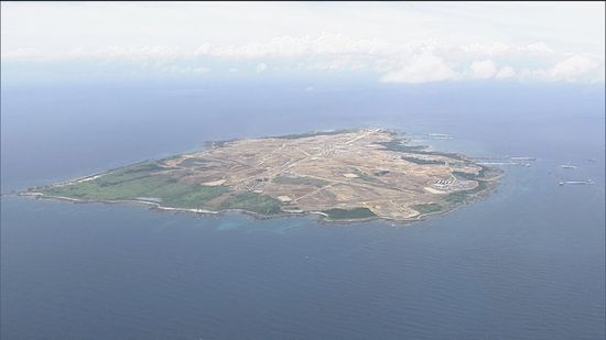 馬毛島工事の関係者の輸送船 岸壁近くの岩場に乗り揚げ１人ケガ