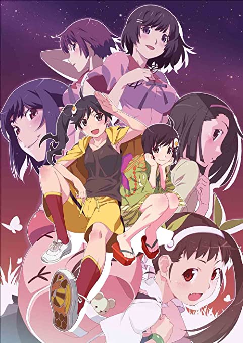 西尾維新 物語 偽物語 B2 ポスター（アニメ「物語」シリーズ2nd