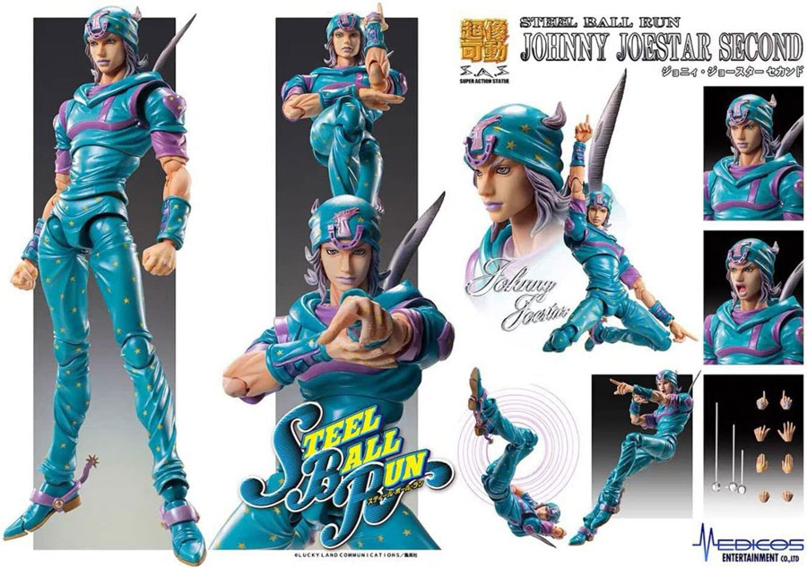 【未開封】超像可動ディエゴ・セカンド　シルバーバレットSBRジョジョ第7部 限定版・未開封】超像可動ディエゴ・セカンド&シルバーバレット