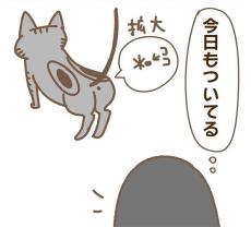 【漫画】猫のお尻に謎のゴミ！　うんこだと思った飼い主が取ろうとしたら？【作者インタビュー】