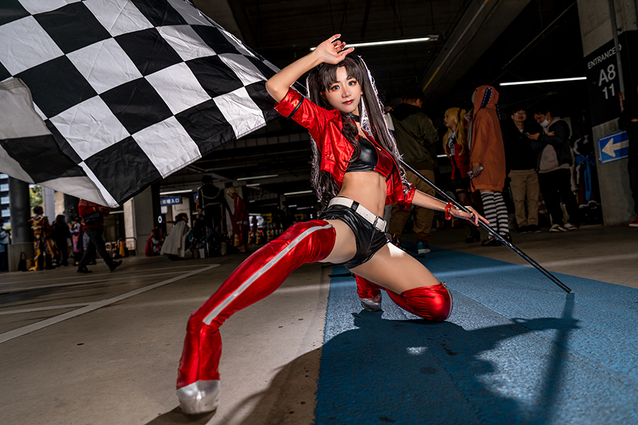 コスプレ】美脚際立つレースクイーン姿！ 『Fate/stay night Type moon racing Ver.』遠坂凛コス ｜Infoseekニュース