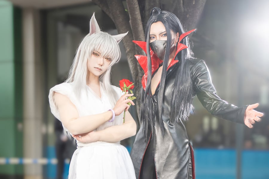 幽☆遊☆白書』妖狐蔵馬と鴉のコスプレイヤーが美し過ぎ！「あまりに