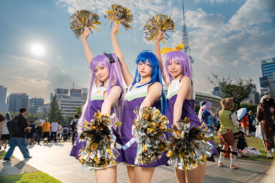 らき☆すた』チアガール衣装のコスプレイヤーが可愛すぎ！ 笑顔で