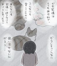 【漫画】虹の橋を渡った愛猫の記憶が薄れ、泣いた…　”駆け寄ってきた”存在に感動【作者インタビュー】