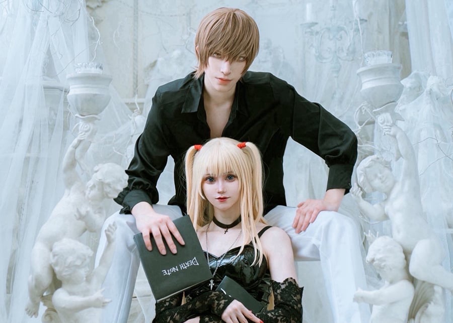 コスプレ】『デスノート』夜神月＆ミサミサの扉絵再現がエモすぎ