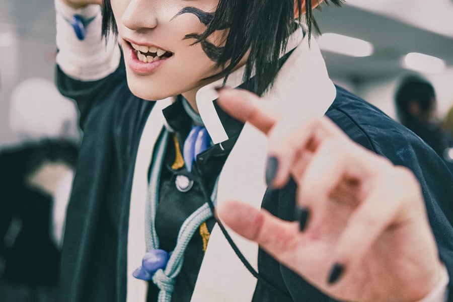 鬼滅の刃】「イケメン過ぎます」獪岳コスプレが圧巻の再現度！ 鋭い