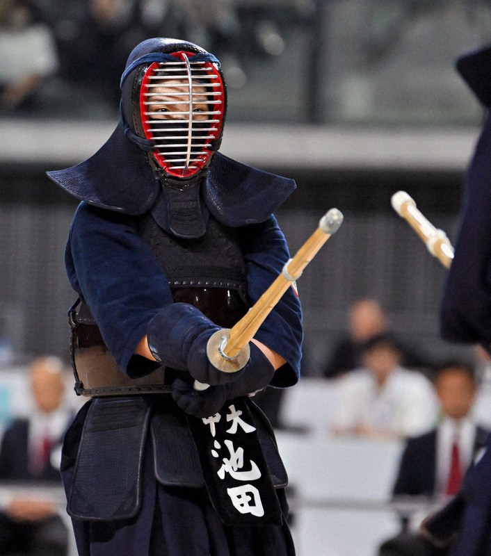 初出場の中大・池田胡春、快進撃で準優勝　全日本女子学生剣道