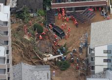「人工的な水路があれば…」　松山の土砂崩れ、専門家が指摘