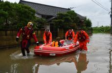秋田県内、週末に再び大雨ピークか　1人行方不明、12カ所で氾濫