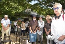 「非核の火」ともる寺で平和の祈り　福島・楢葉で被爆者追悼集会