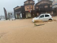 石川・輪島、仮設住宅が床上浸水　住民救助、けが人なし