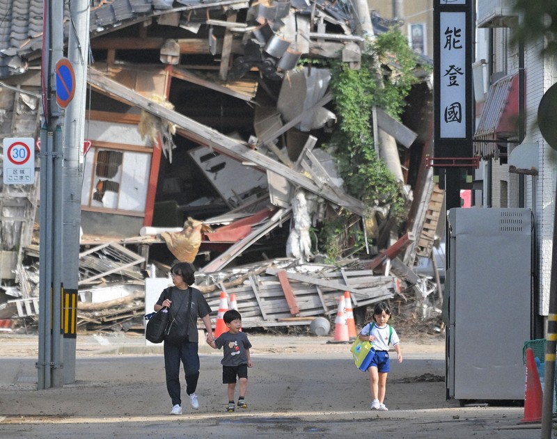 石川・輪島でこども園が再開　豪雨で休園、園児ら再会に喜び