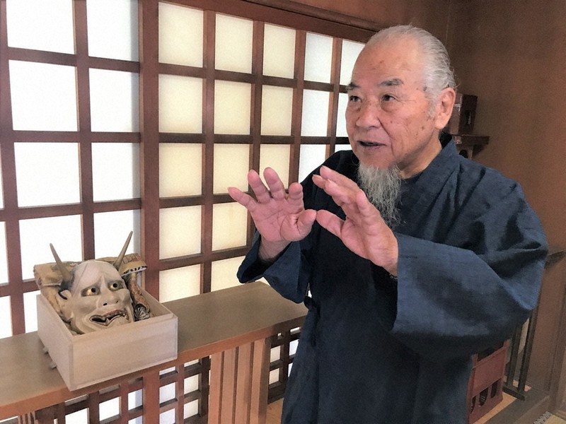 山口・下関の神社に「般若」奉納　傷や汚れも忠実に再現