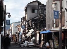 大分・臼杵の景観重点地区で大規模火災　町並み被害に住民ら落胆