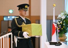 山形大雨で犠牲の警察官ら合祀　東京で殉職者慰霊祭、遺族ら追悼