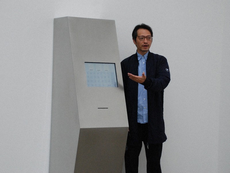 AI駆使した「ATM」　3文字で物語出力　現代美術家の新作　茨城