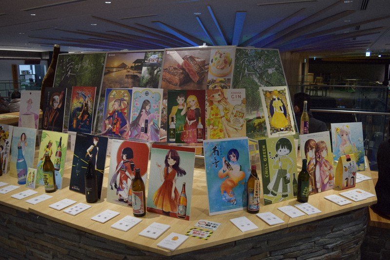 鹿児島県産の“推し酒”を擬人化　SNSの枠超え、イラスト展覧会