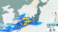 九州～近畿～東海あさって大雨おそれ　梅雨前線が活発化　雨シミュレーションきょう～７月1日（月）北日本でも発達した雨雲【大雨情報】