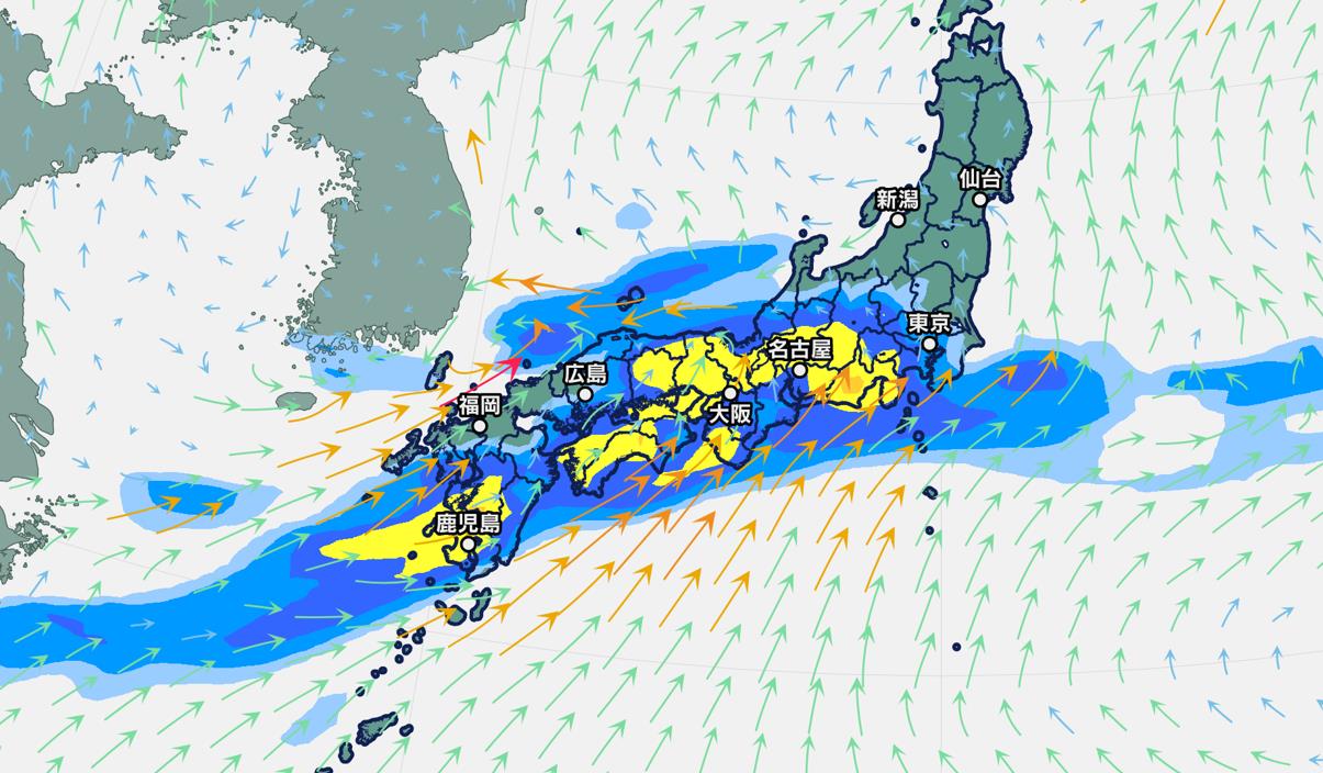 西日本と東日本「警報級の大雨」　福岡・佐賀・長崎・熊本・大分・山口「線状降水帯」発生の可能性【雨シミュレーションきょう～7月1日（月）】中国・近畿・東海なども大雨おそれ
