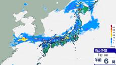 西日本と東日本…29日にかけて大雨のところも　新たな雨雲も西から入る【雨シミュレーション28日夜～7月1日（月）】梅雨前線が南下　低気圧が東日本通過