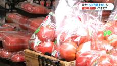 夏野菜がピンチ！ トマト、ナス、カボチャなど 前年比 最大1.9割の値上げ 鹿児島