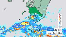 23日夕方にかけて土砂災害に注意が必要　種子島・屋久島地方では非常に激しい雨　鹿児島
