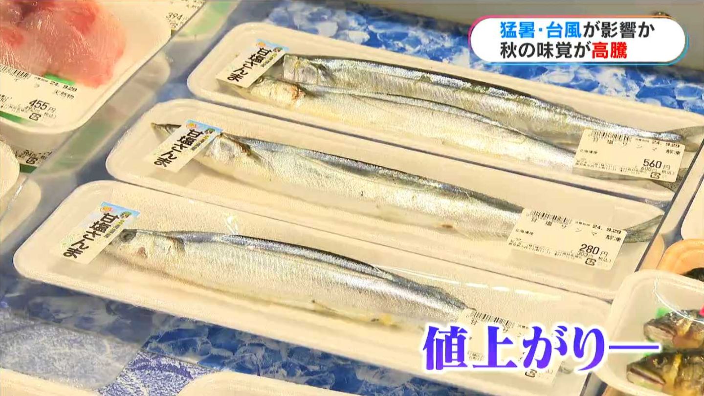 サンマにサケ、柿までも…値上げの波は秋の味覚にも　ブドウは平年並みに　鹿児島